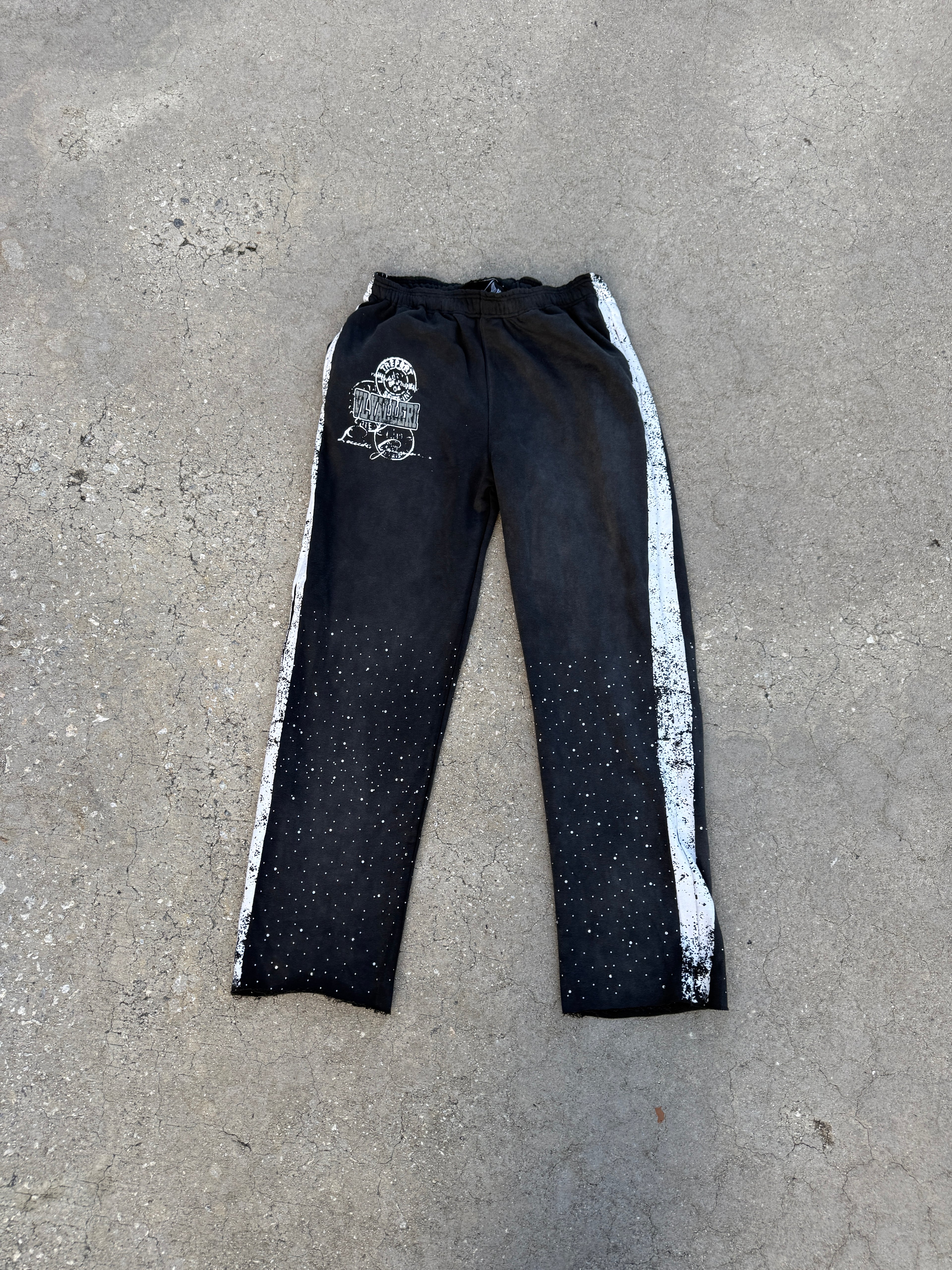 Black Cold Stones Pants