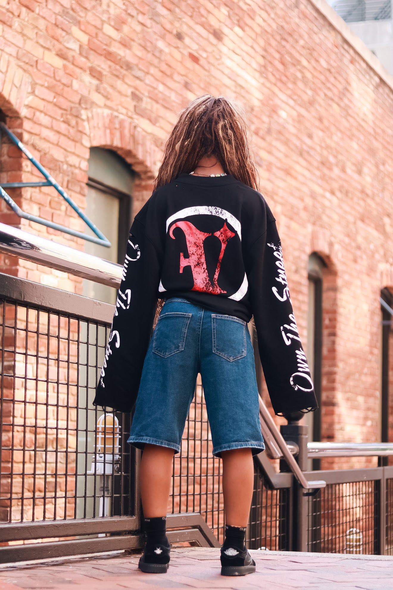 Black Own The Streets Longsleeve