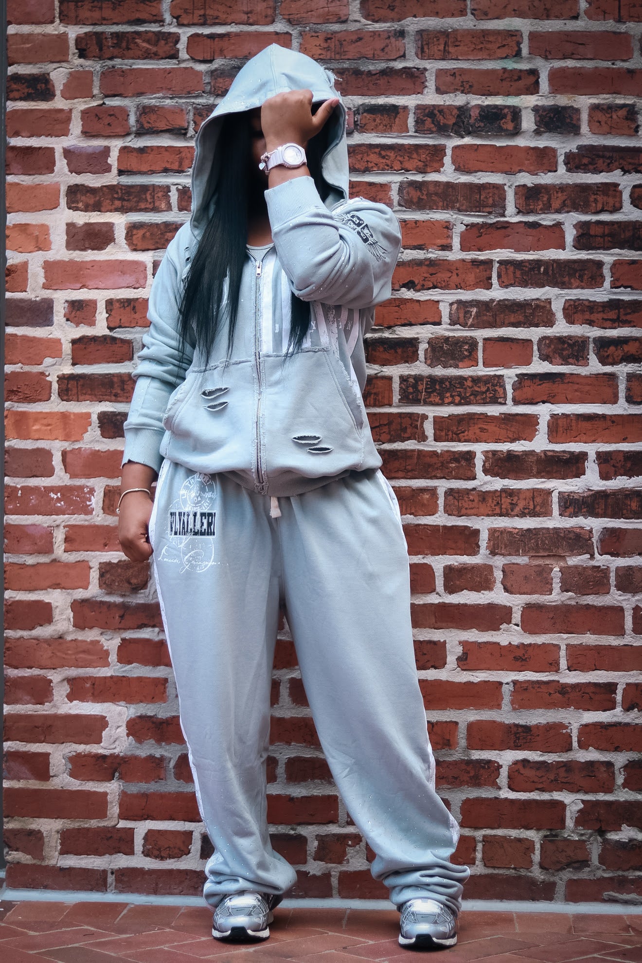 Grey Cold Stones Pants