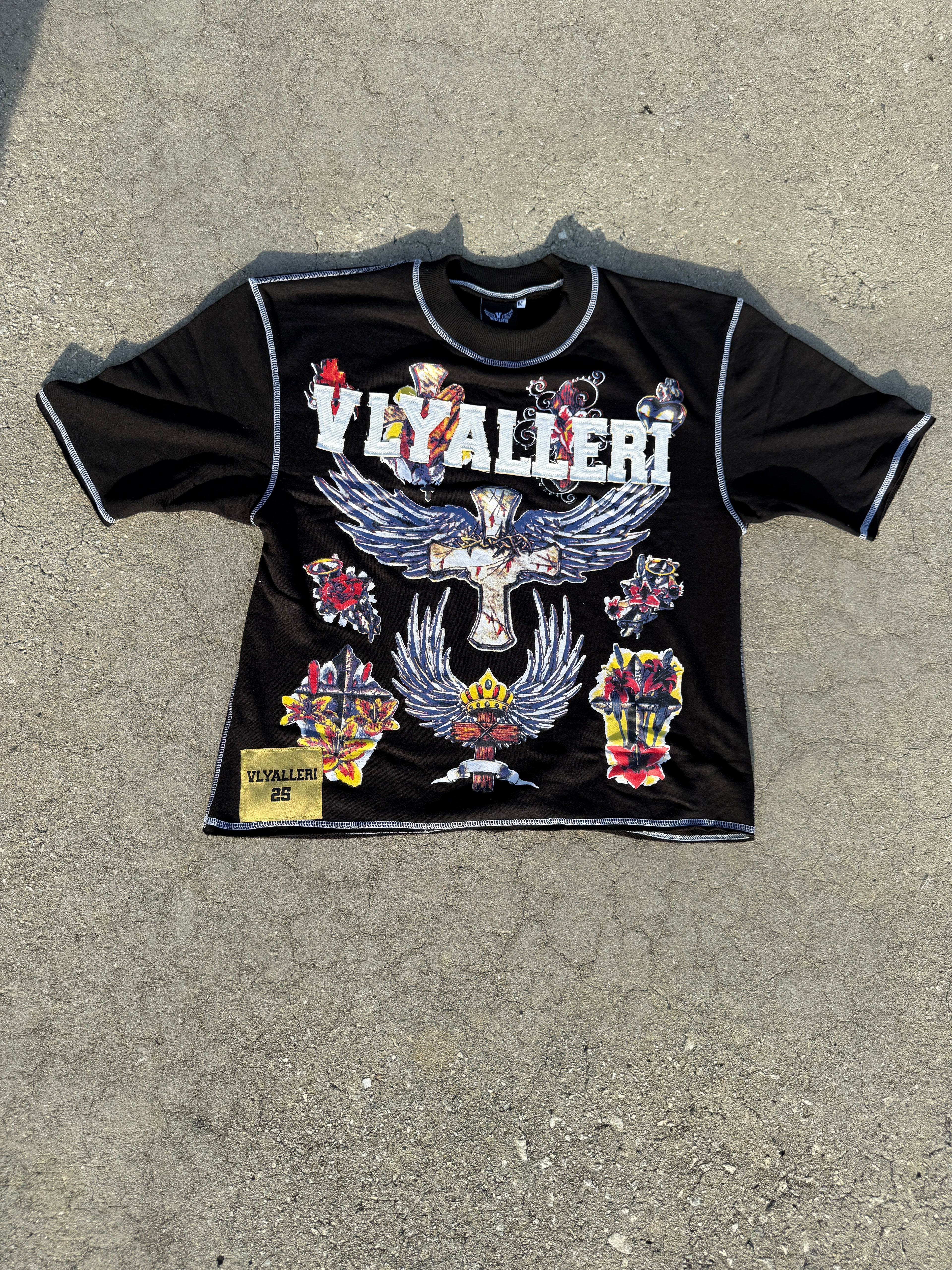 BLACK Vly Christ Shirt