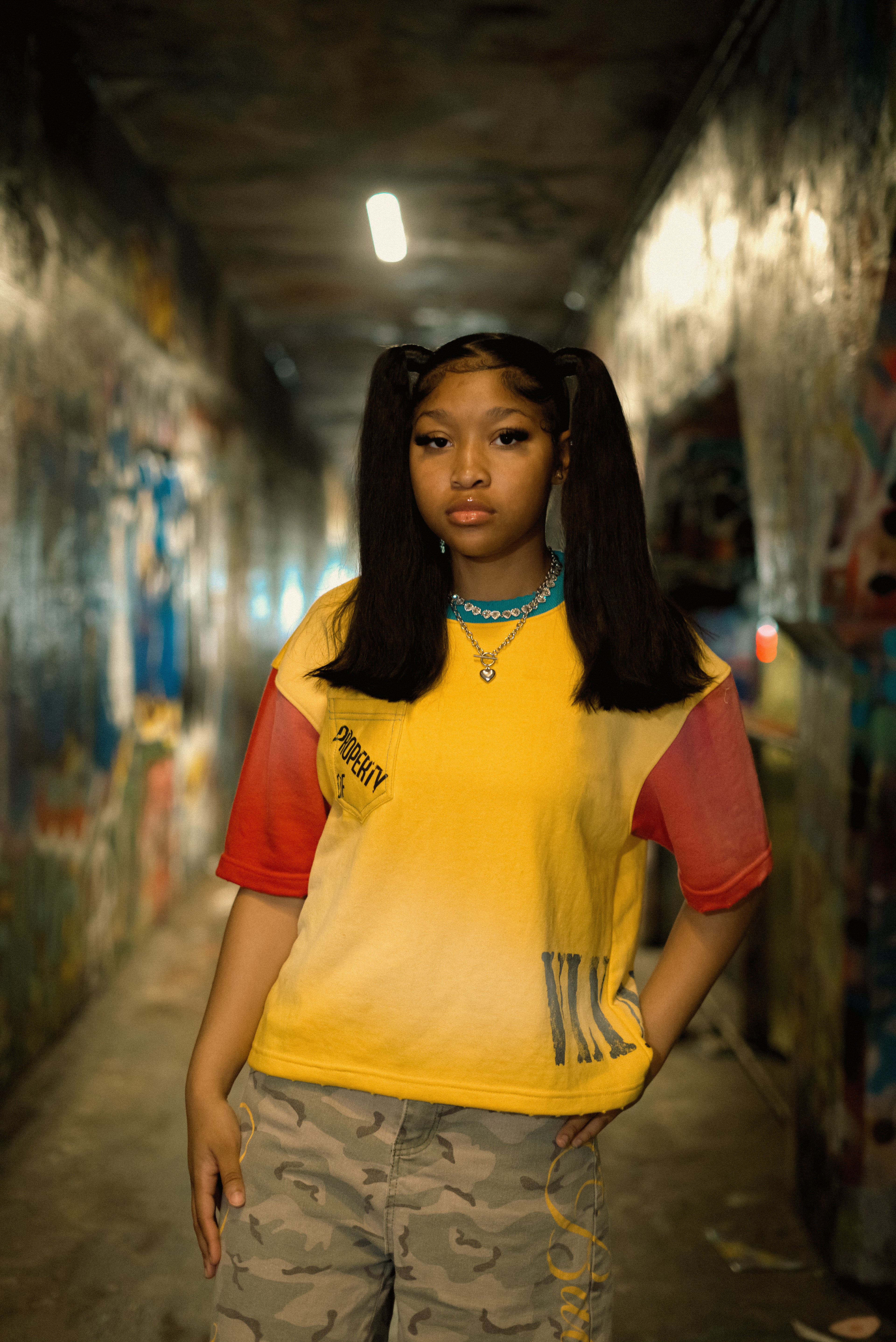 Property Of Vlyalleri Colorblock Shirt