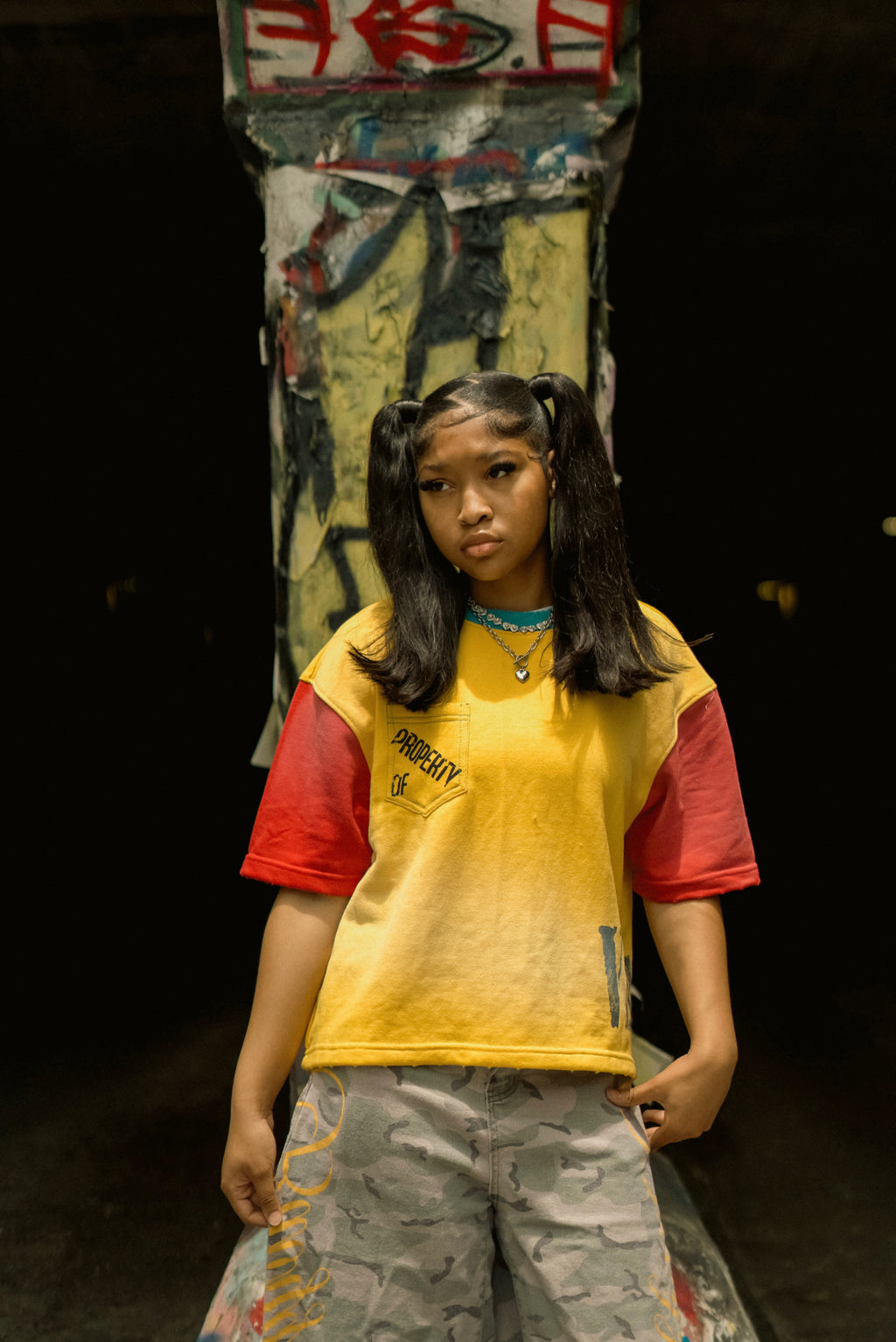 Property Of Vlyalleri Colorblock Shirt
