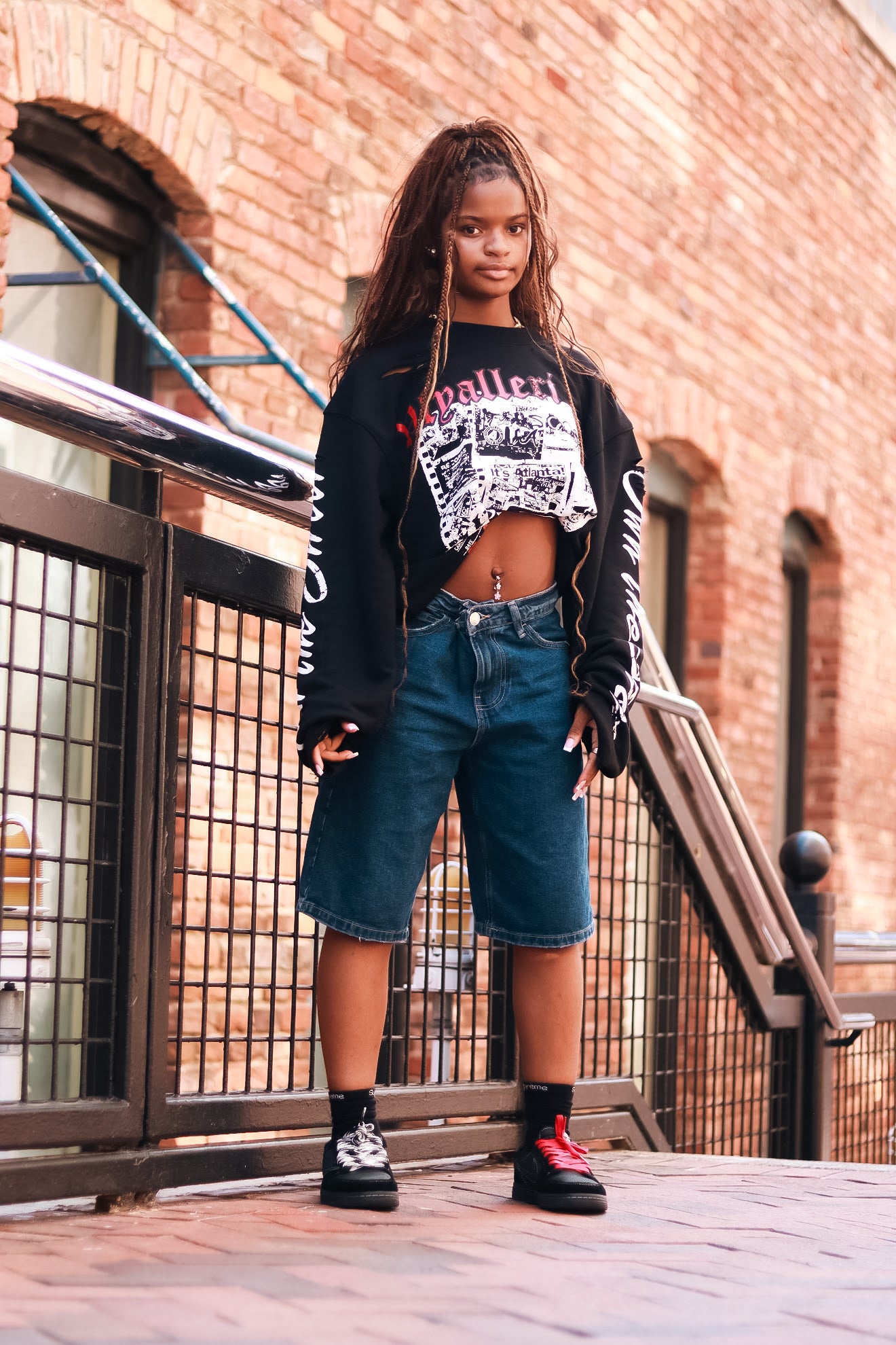 Black Own The Streets Longsleeve